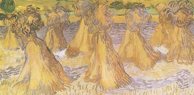 Vincent Van Gogh Sheaves of Wheat (nn04) oil painting picture
